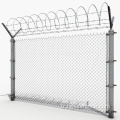 POST PVC kaplı çit zinciri bağlantı çit